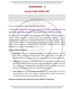 IGNOU MAW-002 Solved Assignment 2023-24 English Medium