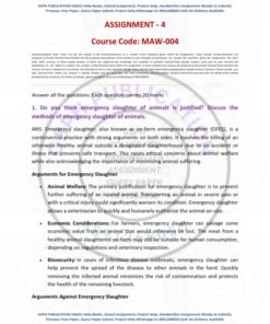 IGNOU MAW-004 Solved Assignment 2023-24 English Medium