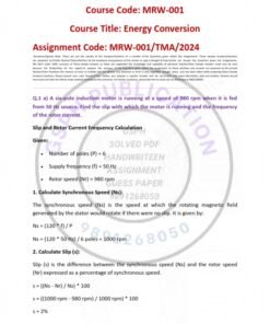 IGNOU MRW-001 Solved Assignment 2024 English Medium