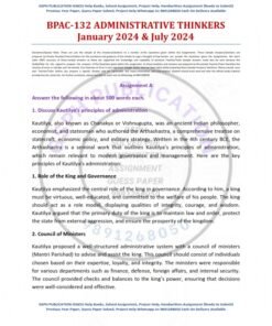 IGNOU BPAC-132 Solved Assignment Jan & July 2024 English Medium