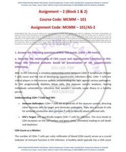 IGNOU MCMM-101 AS-2 Solved Assignment English Medium 2024