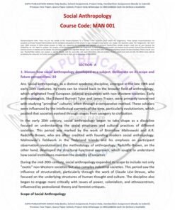 IGNOU MAN-001 Solved Assignment 2024-25 English Medium