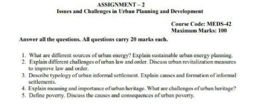 IGNOU MEDS-42 Solved Assignment 2024-25 English Medium