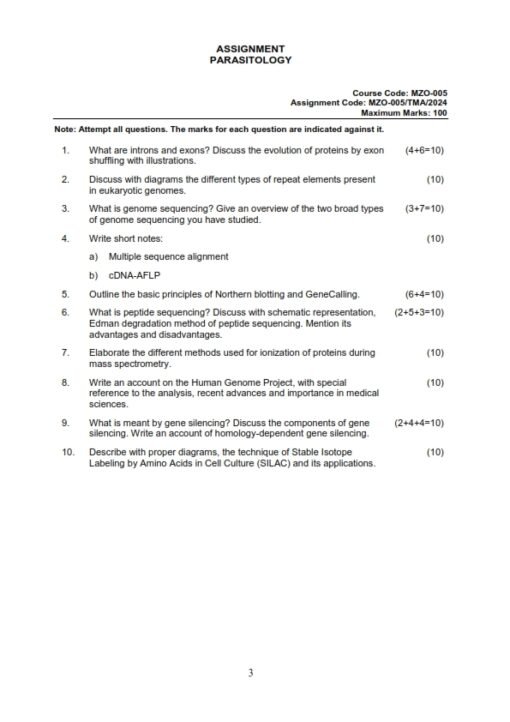 vIGNOU MZO-005 Solved Assignment 2024 English Medium