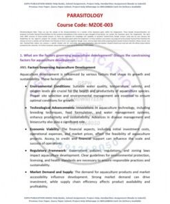 IGNOU MZOE-003 Solved Assignment 2024 English Medium