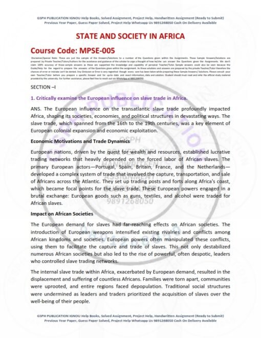 IGNOU MPSE-05 Solved Assignment 2024-25 English Medium