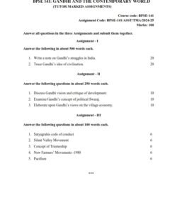 IGNOU BPSE-141 Solved Assignment 2024-25 English Medium