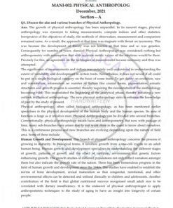 IGNOU MANI-002 Previous Year Solved Question Paper (June-2022) English Medium