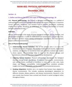 IGNOU MANI-002 Previous Year Solved Question Paper (Dec-2022) English Medium