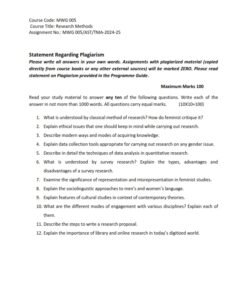 IGNOU MWG-005 Solved Assignment 2024-25 English Medium