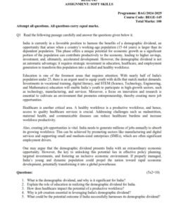 IGNOU BEGE-145 Solved Assignment 2024-25 English Medium
